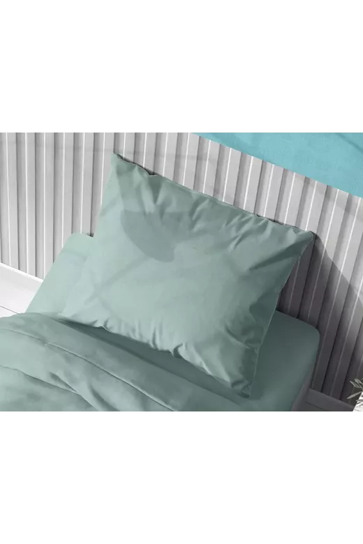 ΜΑΞΙΛΑΡΟΘΗΚΗ Solid 497 50X70 Aqua Cotton 100%