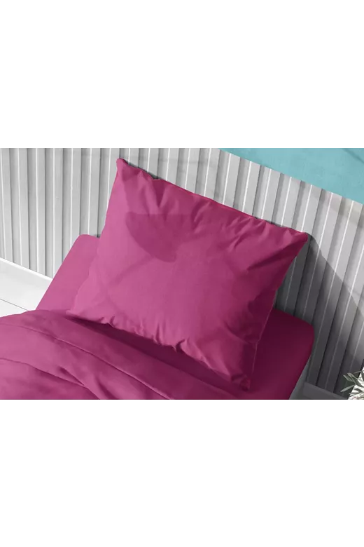 ΜΑΞΙΛΑΡΟΘΗΚΗ Solid 499 50X70 Fuchsia Cotton 100%