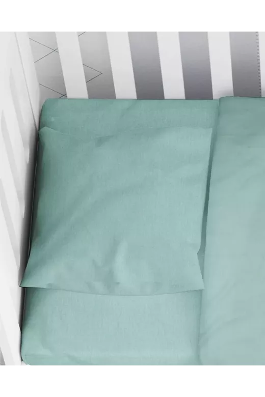 ΜΑΞΙΛΑΡΟΘΗΚΗ bebe Solid 497 35X45 Aqua Cotton 100%