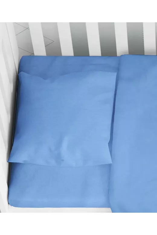 ΜΑΞΙΛΑΡΟΘΗΚΗ bebe Solid 498 35X45 Sky blue Cotton 100%