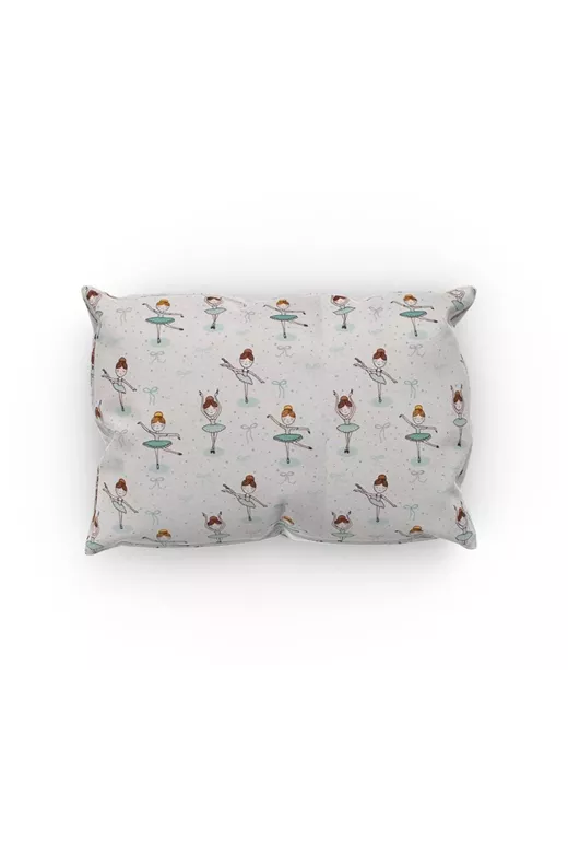 ΜΑΞΙΛΑΡΟΘΗΚΗ ΕΜΠΡΙΜΕ kids Μπαλαρίνα 166 50X70 Green Flannel Cotton 100%