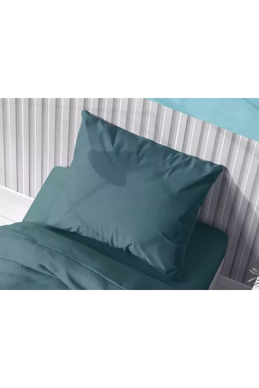 ΜΑΞΙΛΑΡΟΘΗΚΗ Solid 494 50X70 Petrol Cotton 100%