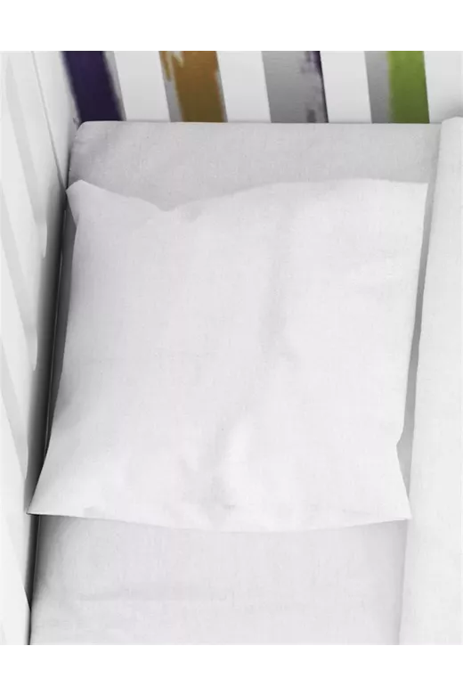 ΜΑΞΙΛΑΡΟΘΗΚΗ bebe Solid 491 35X45 White Cotton 100%