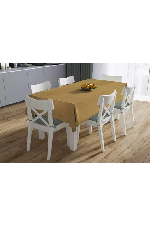 ΤΡΑΠΕΖΟΜΑΝΤΗΛΟ ΑΛΕΚΙΑΣΤΟ 140X180 Panama Mustard Cott/Pol 70/30