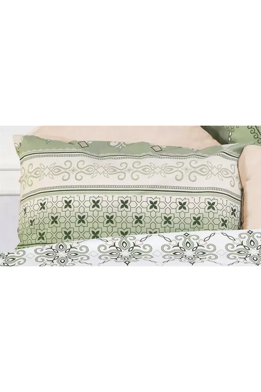 ΜΑΞΙΛΑΡΟΘΗΚΗ ΕΜΠΡΙΜΕ Καλλιπάτειρα 334 50X70 L.Green-Olive Cott/Pol 70/30