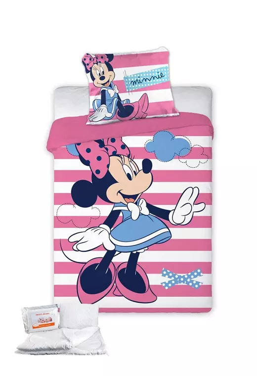 ΠΑΠΛΩΜΑΤΟΘΗΚΗ & ΠΑΠΛΩΜΑ ΣΕΤ 4 τεμ. Disney Minnie 580 100x135 Digital Print Cotton 100%