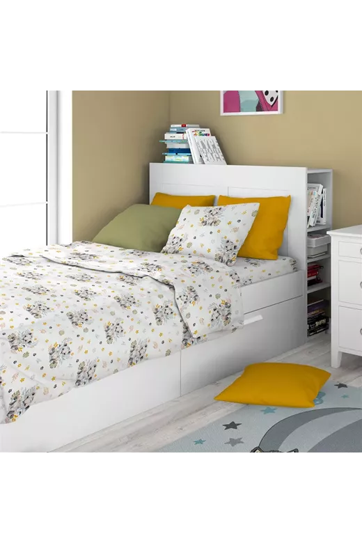 ΣΕΝΤΟΝΙΑ ΕΜΠΡΙΜΕ ΣΕΤ 2 τεμ kids Lion Cub 531 160X240 Grey 100% Cotton