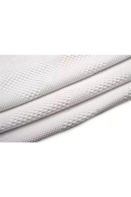 ΚΟΥΒΕΡΤΑ ΠΙΚΕ bebe Μονόχρωμη 120X150 Λευκό 100% Cotton