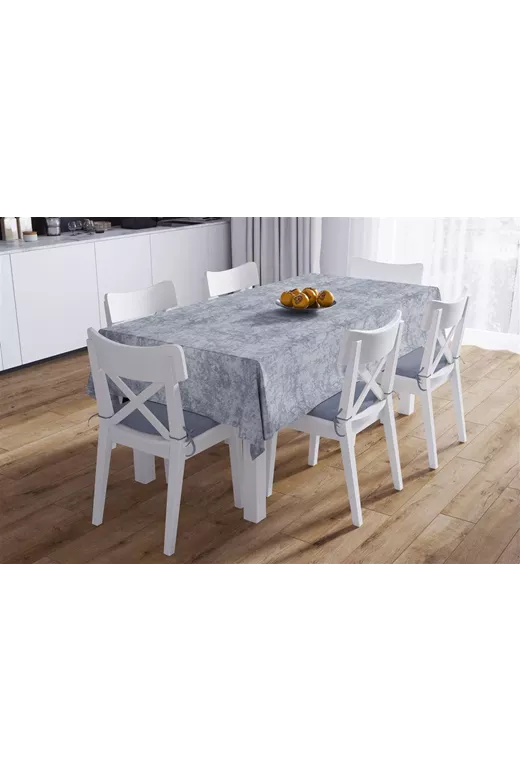 ΑΛΕΚΙΑΣΤΟ ΣΕΤ 2 τεμ (ΤΡΑΠ/ΛΟ 140X220 & ΤΡΑΒΕΡΣΑ 40X220) Panama Shadow Light Grey 70/30 Cott/Pol