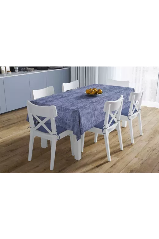 ΤΡΑΠΕΖΟΜΑΝΤΗΛΟ ΑΛΕΚΙΑΣΤΟ 140X180 Panama Shadow Dark Blue 70/30 Cott/Pol