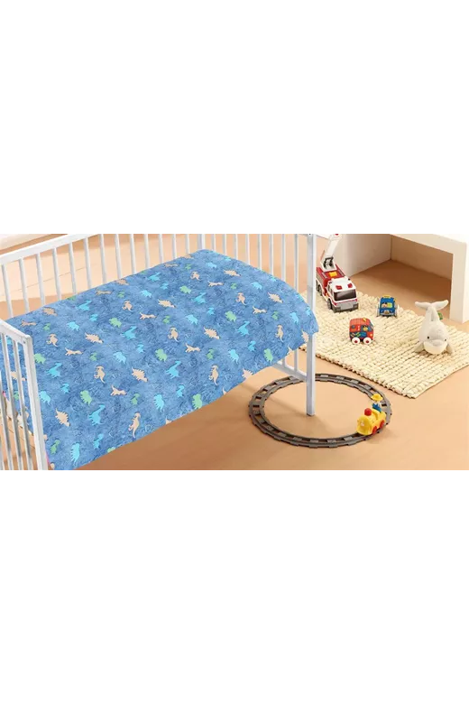 Κουβέρτα Fleece φωσφορίζουσα Dinosaur 110X140 100% Polyester