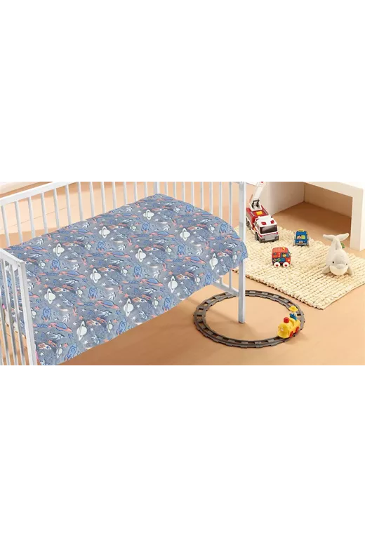 Κουβέρτα Fleece φωσφορίζουσα Galaxy 70X110 100% Polyester