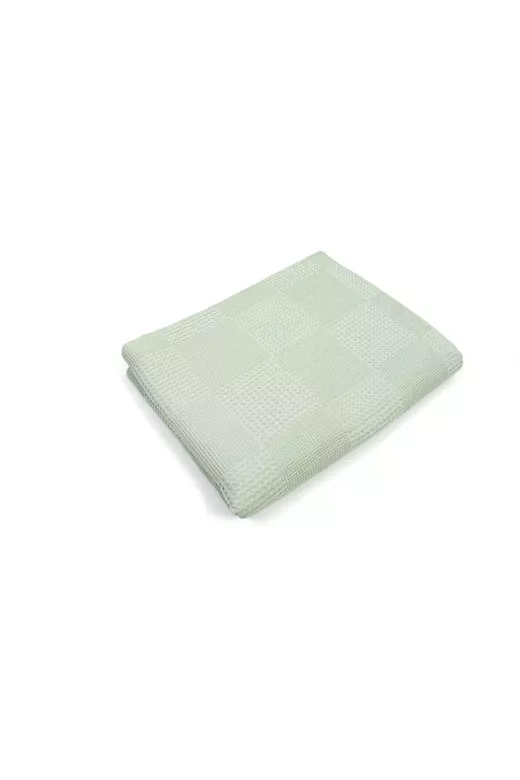 Κουβέρτα Πικέ bebe Μονόχρωμη 80X110 Φυστικί 100% Cotton