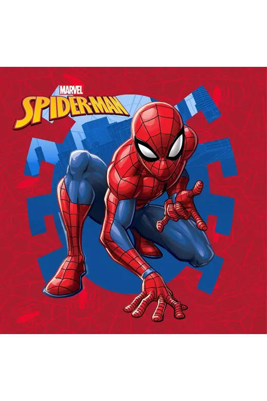 Λαβέτα Νηπιαγωγείου Marvel Spider-Man 71 30X30 Red 100% Polyester