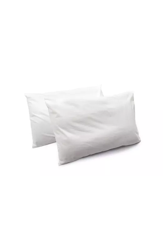 Αδιάβροχα Καλύμματα Μαξιλαριών Ζεύγος 50X70 White 100% Polyester