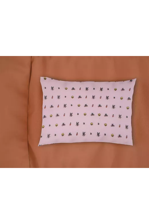 Μαξιλαροθήκη Εμπριμέ kids Looney Tunes 39 50X70 Pink 100% Cotton Flannel