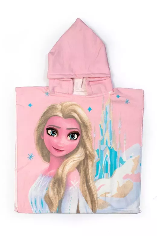 Πόντσο Θαλάσσης Quick Dry Disney Home Frozen 38 50X100 Pink 100% Microfiber
