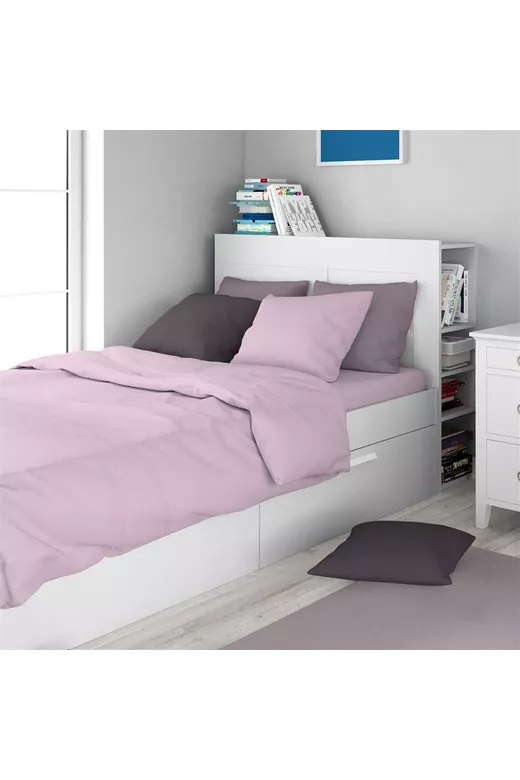 Σεντόνι 1 τεμ Solid 506 160X240 Light Purple 100% Cotton