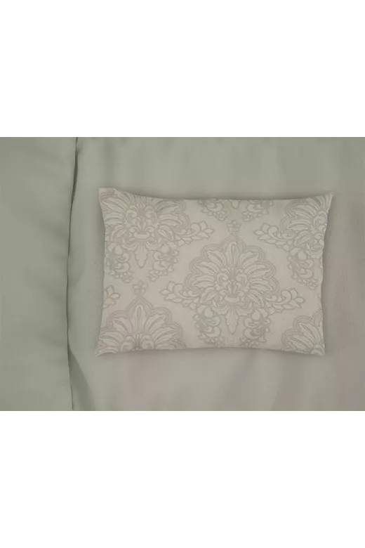 Μαξιλαροθήκη Εμπριμέ Άρτεμις 702 50X70 Beige 100% Cotton