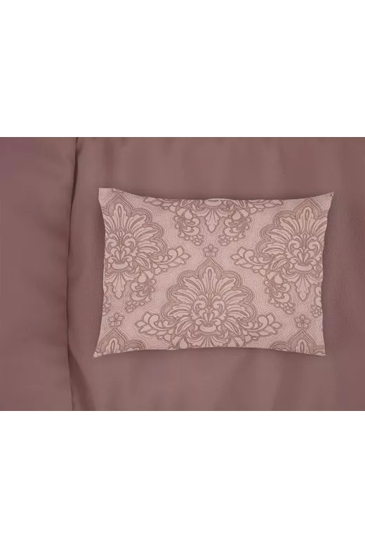 Μαξιλαροθήκη Εμπριμέ Άρτεμις 703 50X70 Dusty Rose 100% Cotton