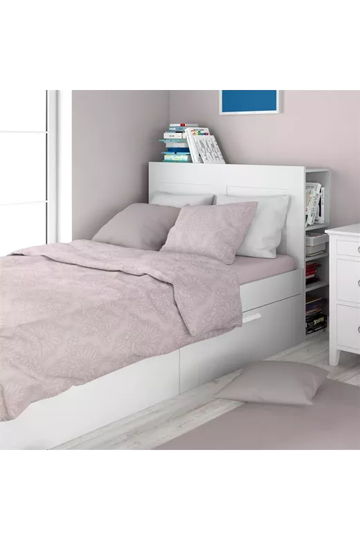 Σεντόνια Εμπριμέ Σετ 3 τεμ Άρτεμις 706 160X240 Light Purple 100% Cotton