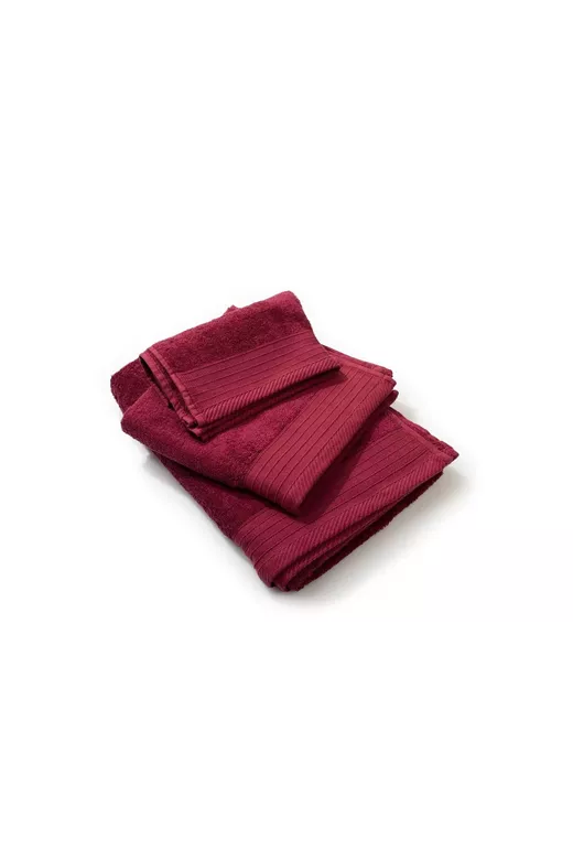Πετσέτα Πενιέ 500 gr/m² 40X60 Bordeaux 100% Cotton