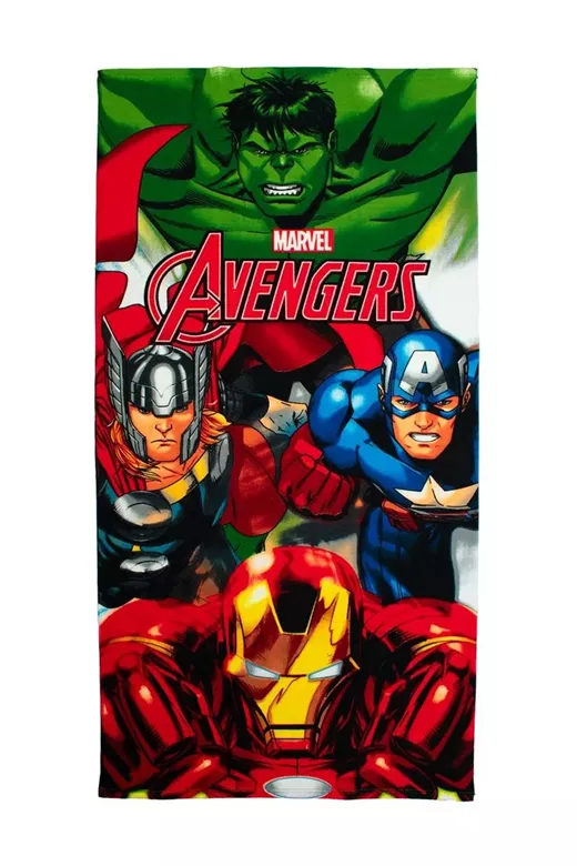 Πετσέτα Θαλάσσης Quick Dry Marvel Avengers 185 70X140 White 100% Microfiber