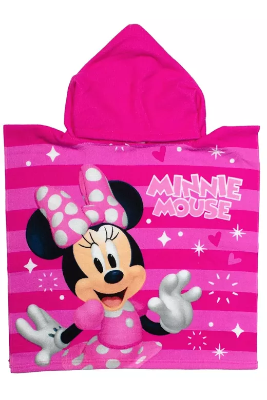 Πόντσο Θαλάσσης Quick Dry Disney Home Minnie 194 50X100 Fuchsia-Pink 100% Microfiber