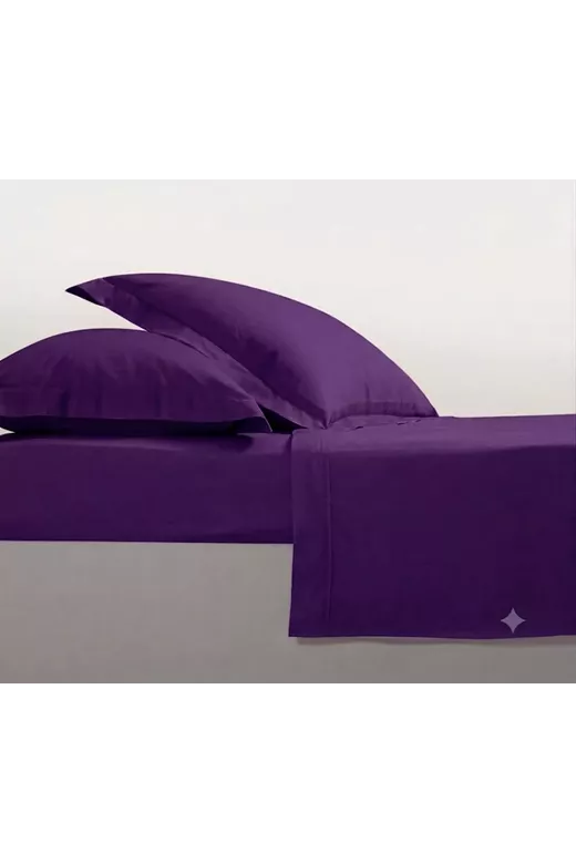Μονό Σεντόνι Mcdecor Rainbow Mauve 170X270 (100% Βαμβακοσατέν) - MCDECOR
