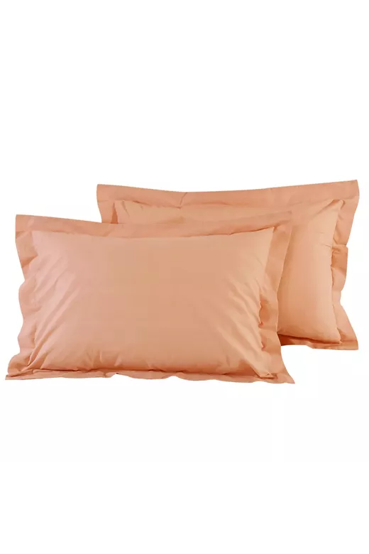 Σετ Μαξιλαροθήκες Mcdecor Rainbow Somon 50x70+4 (100% Βαμβακοσατέν Oxford) - MCDECOR