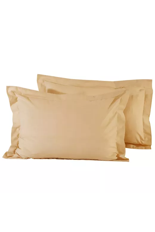 Σετ Μαξιλαροθήκες Mcdecor Rainbow Beige 50x70+4 (100% Βαμβακοσατέν Oxford) - MCDECOR