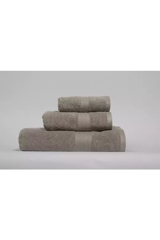 Σετ (3 Τμχ) Πετσέτα Mcdecor Ismini Grey - MCDECOR