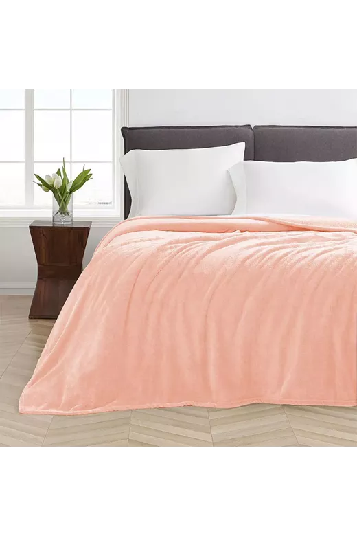 LINO ΚΟΥΒΕΡΤΑ ΒΕΛΟΥΤΕ PELLO OLD PINK 220X240
