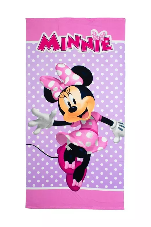 Πετσέτα Θαλάσσης Quick Dry Disney Home Minnie 180 70X140 Lilac 100% Microfiber