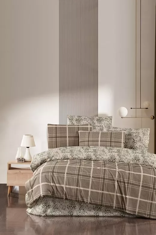 Σετ Σεντόνια Υπέρδιπλα (240x260) Mcdecor Safir Beige - MCDECOR