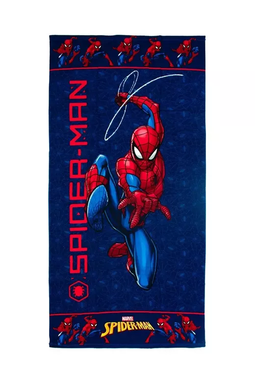 Πετσέτα Θαλάσσης Quick Dry Marvel Spider-Man 558 70x140 Dark Blue 100% Microfiber