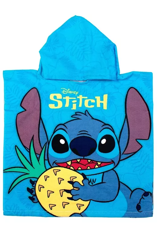 Πόντσο Θαλάσσης Quick Dry Disney Home Lilo & Stitch 539 50x100 Sky Blue 100% Microfiber