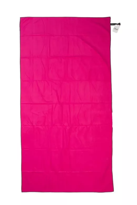 Πετσέτα Γυμναστηρίου Quick Dry 50x80 Fuchsia-Dark Grey 90/10 Polyester/Polyamide