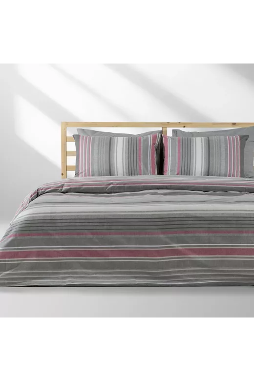 LINO Σετ Παπλωματοθήκη Υπέρδιπλη (220X240) Madison Dusty Pink