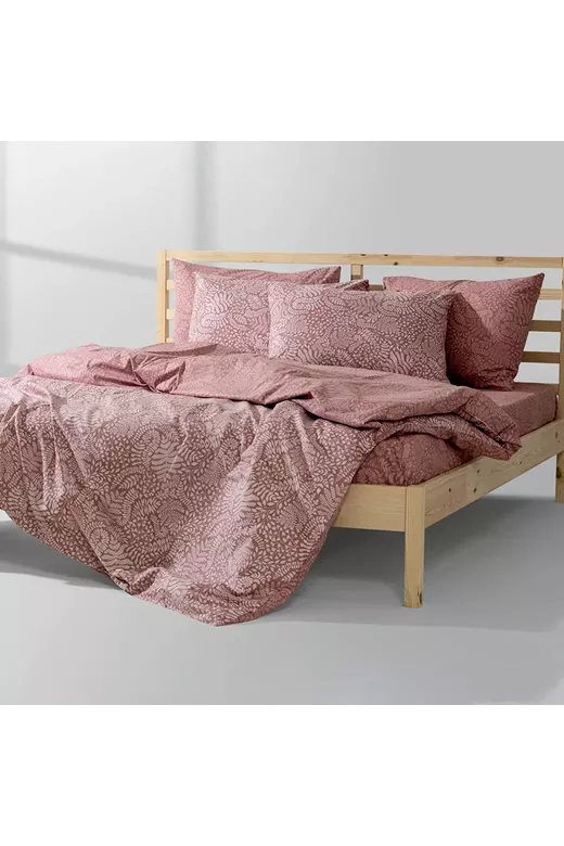 LINO Σετ Παπλωματοθήκη Υπέρδιπλη (220X240) Beliz Dusty Pink