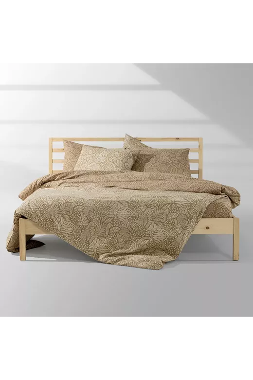 LINO Σετ Παπλωματοθήκη Υπέρδιπλη (220X240) Beliz Μπεζ