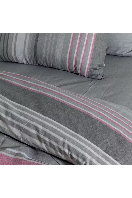 LINO Σετ Παπλωματοθήκη Μονή (160x240) Madison Dusty Pink