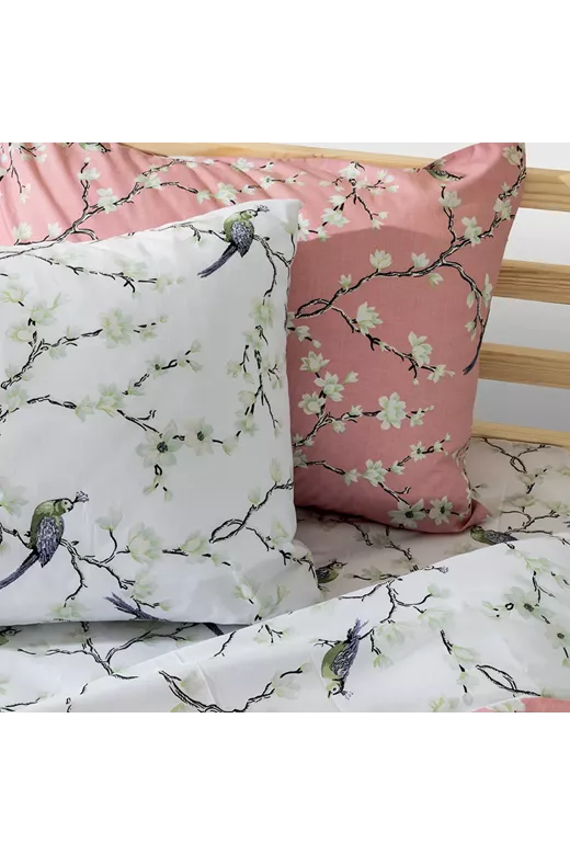 LINO Σετ Σεντόνια King Size (260X270) Parrots Σομόν