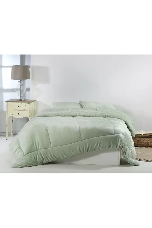 Κουβερτοπάπλωμα solid (160cm x 220cm) light green