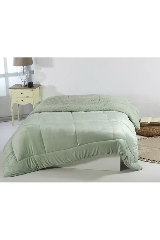 Κουβερτοπάπλωμα solid (160cm x 220cm) light green