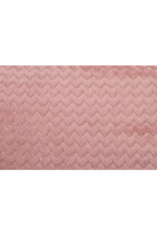 Μαξιλαροθήκη Oxford Flannel Sherpa 50x70 Mcdecor Waves Pink - MCDECOR