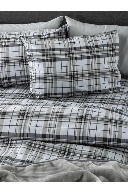 Σετ Παπλωματοθήκη Μονή Flannel Beauty 170x250 FB0249