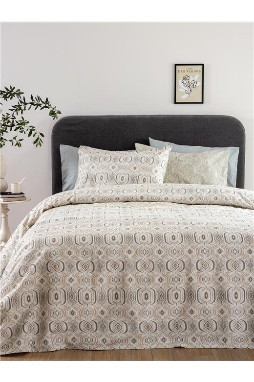 Σετ Παπλωματοθήκη Υπέρδιπλη Flannel Beauty 240x250 FB0252