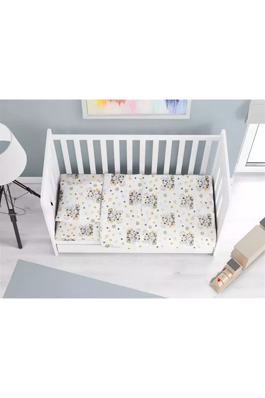 ΠΑΠΛΩΜΑ ΕΜΠΡΙΜΕ bebe Lion Cub 531 120X160 Grey 100% Cotton