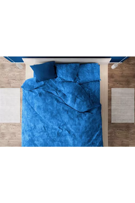 Πάπλωμα Premium Shadow 631 220X240 Electric Blue 100% Cotton